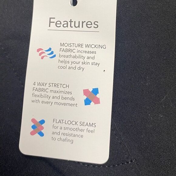 YOGIPACE Skinny Dress Yoga Work & Workout Pants,‎ Size Large P Black Inseam 28” - Picture 7 of 8